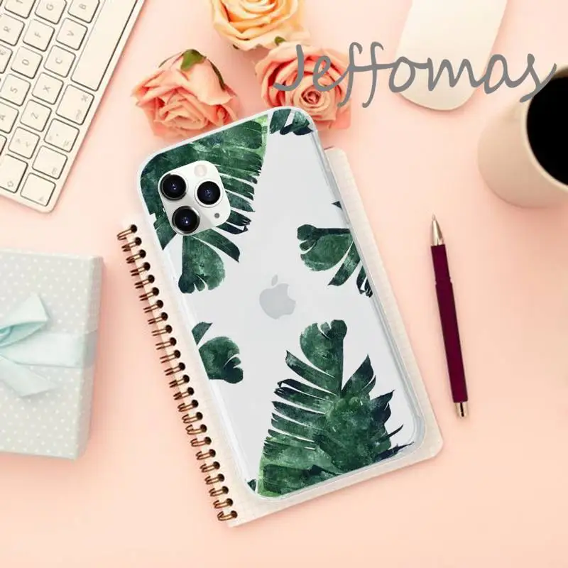 Vintage Banana Leaves fashion Phone Case Transparent for iPhone 11 12 mini pro XS MAX 8 7 6 6S Plus X 5S SE 2020 XR
Vintage Banana Leaves fashion Phone Case Transparent for iPhone 11 12 mini pro XS MAX 8 7 6 6S Plus X 5S SE 2020 XR