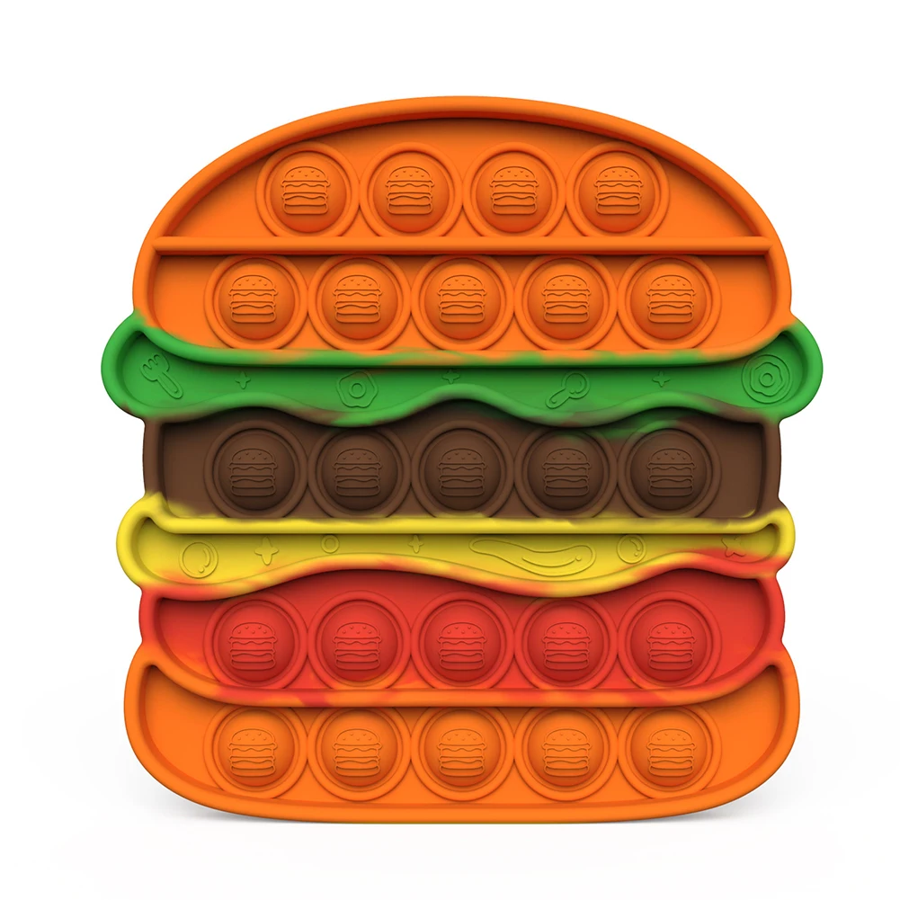 Silicone Push Bubble Hamburger Anti-stress Relaxing fidget Autism Toy Children Early Educational Tool for Adults Kids
Silicone Push Bubble Hamburger Anti-stress Relaxing fidget Autism Toy Children Early Educational Tool for Adults Kids