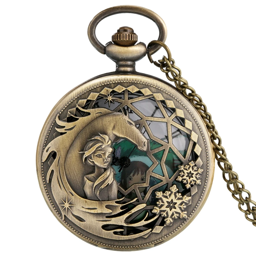Bronze Antique Popular Japanese Movie Theme Lovely Girl Quartz Pocket Watch Steampunk Necklace Pendant Souvenir Gifts for Women
Bronze Antique Popular Japanese Movie Theme Lovely Girl Quartz Pocket Watch Steampunk Necklace Pendant Souvenir Gifts for Women