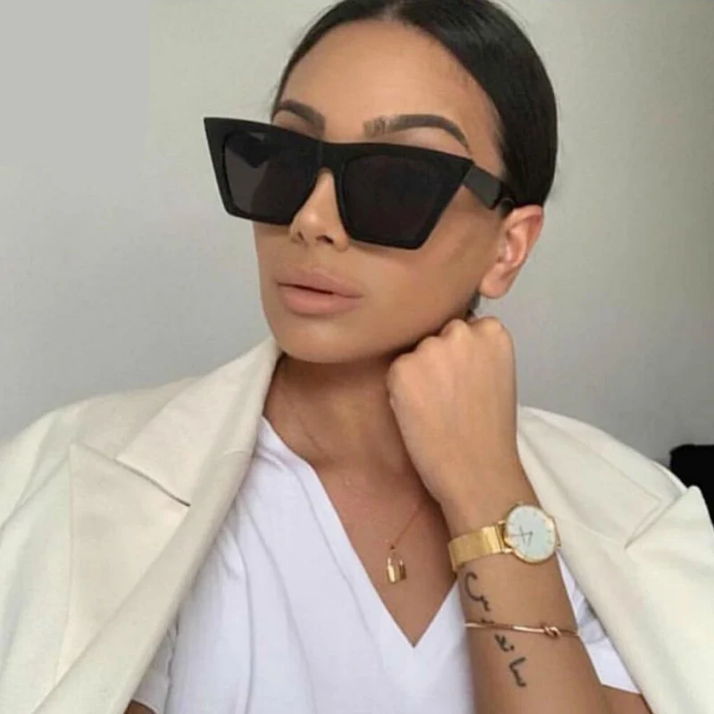 Fashion Square Sunglasses Women Designer Luxury Women Cat Eye Sun Glasses For Women Vintage Large Frame Women's Fashion Glasses
Fashion Square Sunglasses Women Designer Luxury Women Cat Eye Sun Glasses For Women Vintage Large Frame Women's Fashion Glasses