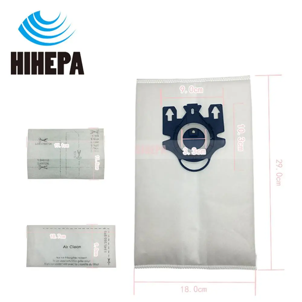 Фильтры НЕРА 2 шт. мешки для пыли 6 и 4 войлочных фильтра пылесосов серии Miele AirClean S4