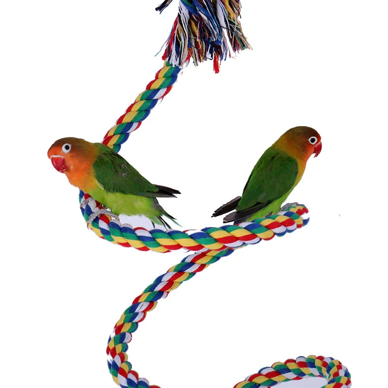 Pet Stand Training Accessories Parrot Rope Hanging Braided Budgie Chew Rope Bird Cage Cockatiel Toy Swing Supplies Hot Sale
Pet Stand Training Accessories Parrot Rope Hanging Braided Budgie Chew Rope Bird Cage Cockatiel Toy Swing Supplies Hot Sale