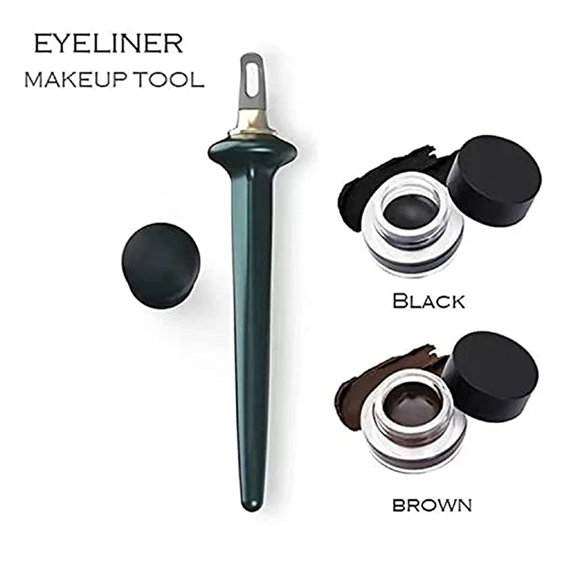 Easy No-Skip Eyeliner Set Long-Wear Eyeliner Cream Guide Wand Anti-Shake Design Soft Flexible Precision Tip Delicate Contour
Easy No-Skip Eyeliner Set Long-Wear Eyeliner Cream Guide Wand Anti-Shake Design Soft Flexible Precision Tip Delicate Contour