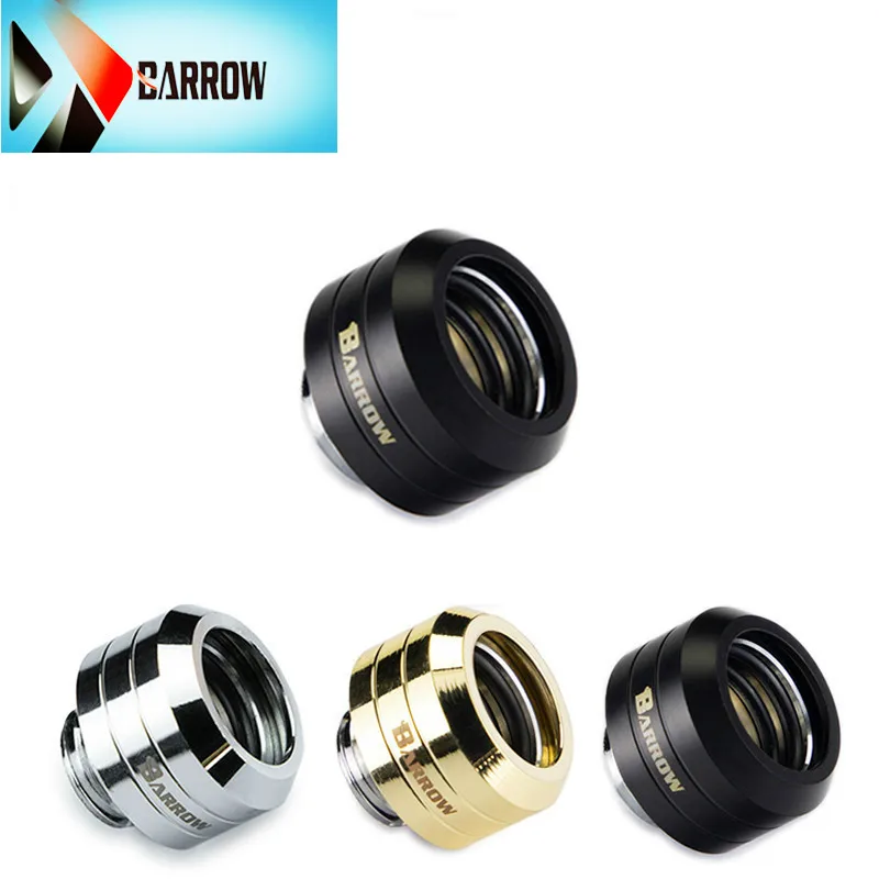 Black / Silver / Gold for 10 * 14MM acrylic / PETG / copper pipe smooth pipe connection, Water-cooled fittingsTLGYKN-14 
Black / Silver / Gold for 10 * 14MM acrylic / PETG / copper pipe smooth pipe connection, Water-cooled fittingsTLGYKN-14