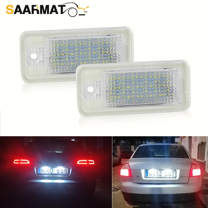 2x18 светодиодный номерной знак светильник лампа для Audi A3 S3 A4 S4 B6 A6 S6 A8 S8 Q7
2x18 светодиодный номерной знак светильник лампа для Audi A3 S3 A4 S4 B6 A6 S6 A8 S8 Q7