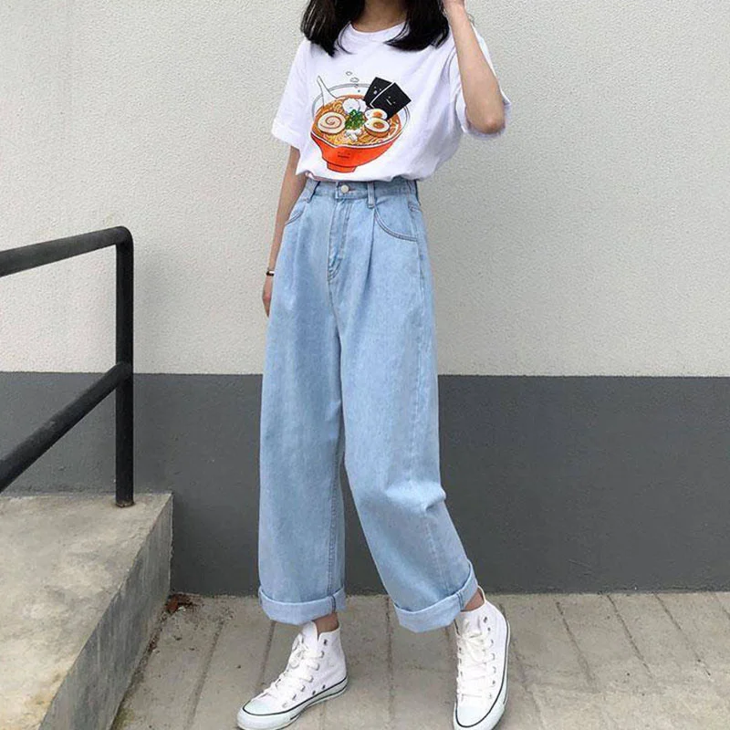 Jeans Femme Pantalones Korean Loose High Waist Wide Leg Baggy Jeans Women Pants Blue Black Fashion Casual Harajuku Woman Pants
Jeans Femme Pantalones Korean Loose High Waist Wide Leg Baggy Jeans Women Pants Blue Black Fashion Casual Harajuku Woman Pants