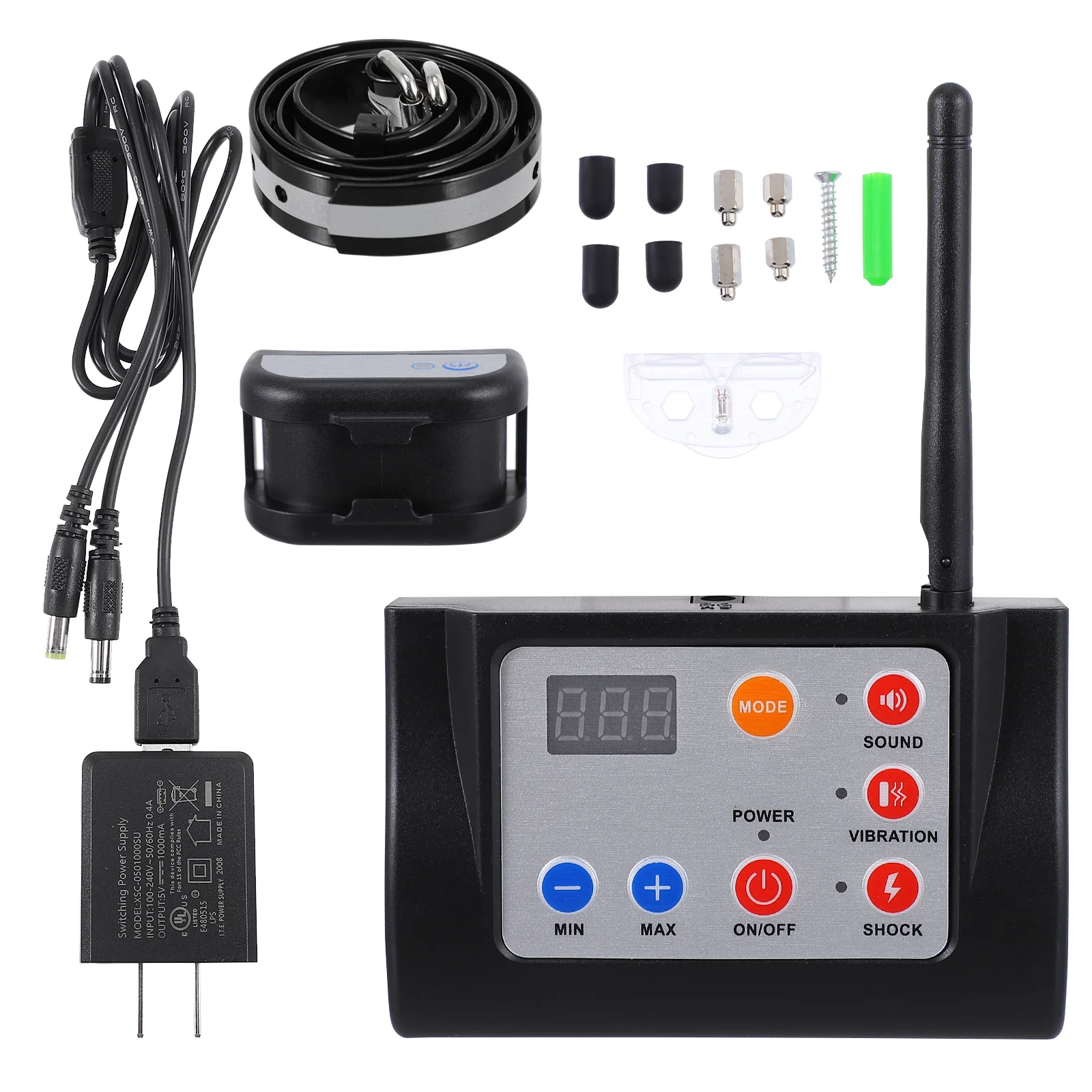1 Set of Portable Wireless Dog Traning Collar Pet Dog Electric Fence (US Plug) 
1 Set of Portable Wireless Dog Traning Collar Pet Dog Electric Fence (US Plug)