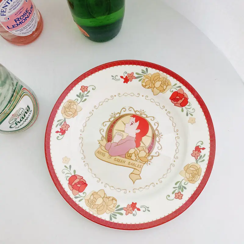 8 inch Kawaii Girl Dinner Plate Creative Fruit Plate Afternoon tea Dessert Tray Kitchen Tools Tableware
8 inch Kawaii Girl Dinner Plate Creative Fruit Plate Afternoon tea Dessert Tray Kitchen Tools Tableware