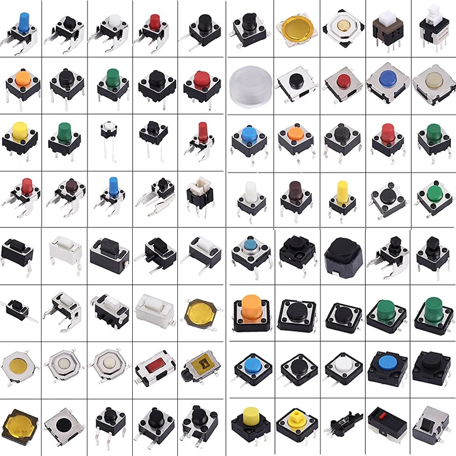 500pcs Micro Switch Kit Assorted Key Push Button Touch Car Remote Control Tablet PC Repair Package Tactile Interruptor connector
500pcs Micro Switch Kit Assorted Key Push Button Touch Car Remote Control Tablet PC Repair Package Tactile Interruptor connector
