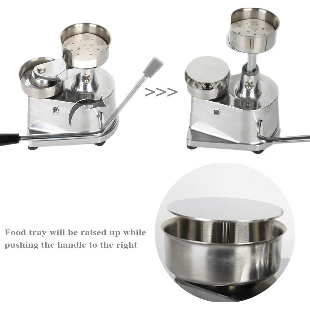 130mm Manual Hamburger Machine Stainless Steel Meat Press Forming Burger Patty Machine Maker Include 500pcs Hamburger Paper
130mm Manual Hamburger Machine Stainless Steel Meat Press Forming Burger Patty Machine Maker Include 500pcs Hamburger Paper