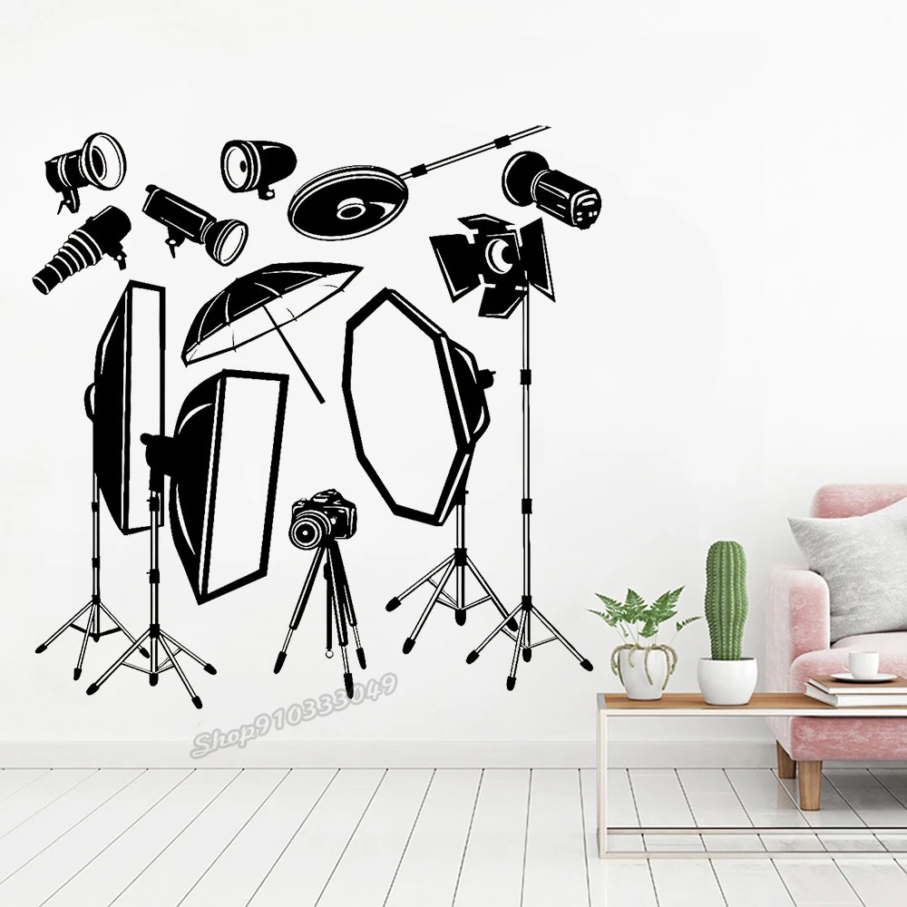 Film production Wall Decal Photo Studio Equipment Photographer Wall Stickers Vinyl Mural Removabel Art Wall Decor Decals C507
Film production Wall Decal Photo Studio Equipment Photographer Wall Stickers Vinyl Mural Removabel Art Wall Decor Decals C507