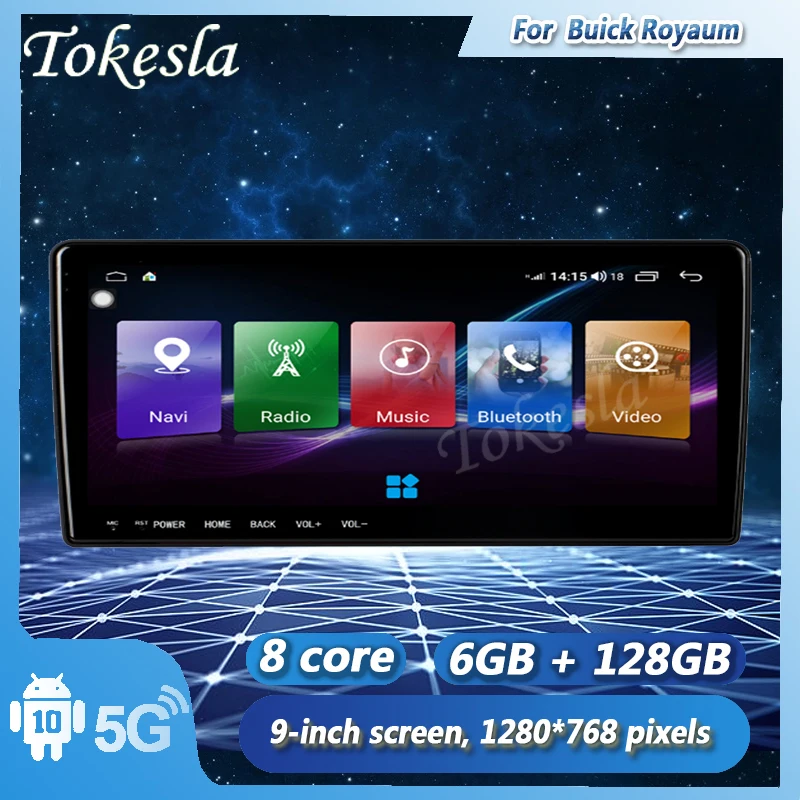 Tokesla For Buick Royaum Holden Android 11 Car Radio Touch Screen Audio 2 Din Intelligent System Central Multimedia Players Mp4
Tokesla For Buick Royaum Holden Android 11 Car Radio Touch Screen Audio 2 Din Intelligent System Central Multimedia Players Mp4