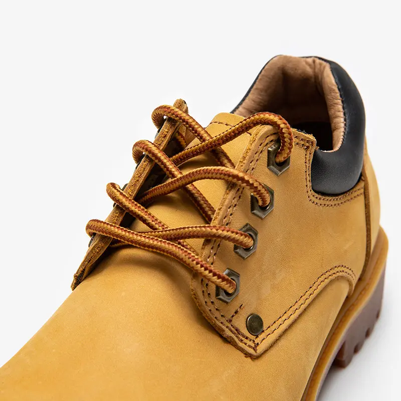 Unisex Classic Waterproof Mid Calf Leather Lace-up Work Boots Rubber Sole Non Slip Outdoor Fur Lined Hiking Boot
Unisex Classic Waterproof Mid Calf Leather Lace-up Work Boots Rubber Sole Non Slip Outdoor Fur Lined Hiking Boot
