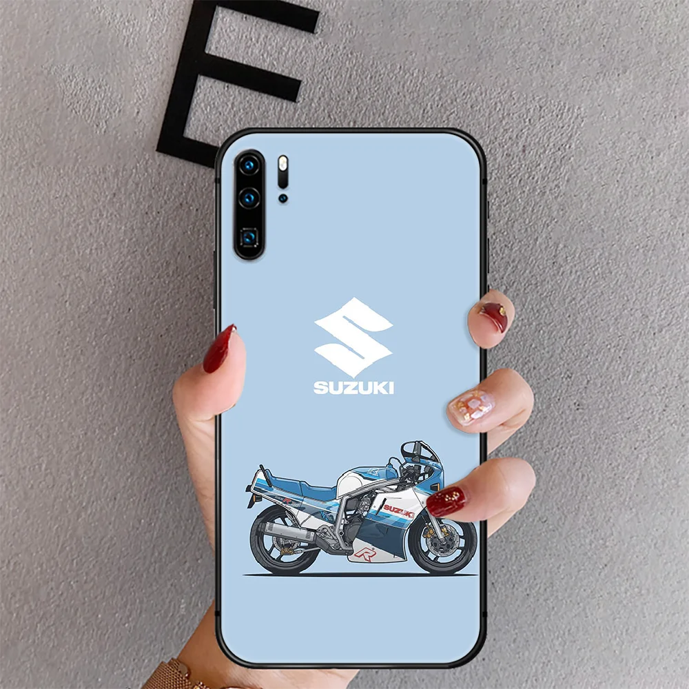 Moto Suzuki Phone Case Cover For Huawei Mate P 10 20 30 40 Lite Pro Smart Z 2019 Black Soft 3D Hoesjes Phone
Moto Suzuki Phone Case Cover For Huawei Mate P 10 20 30 40 Lite Pro Smart Z 2019 Black Soft 3D Hoesjes Phone