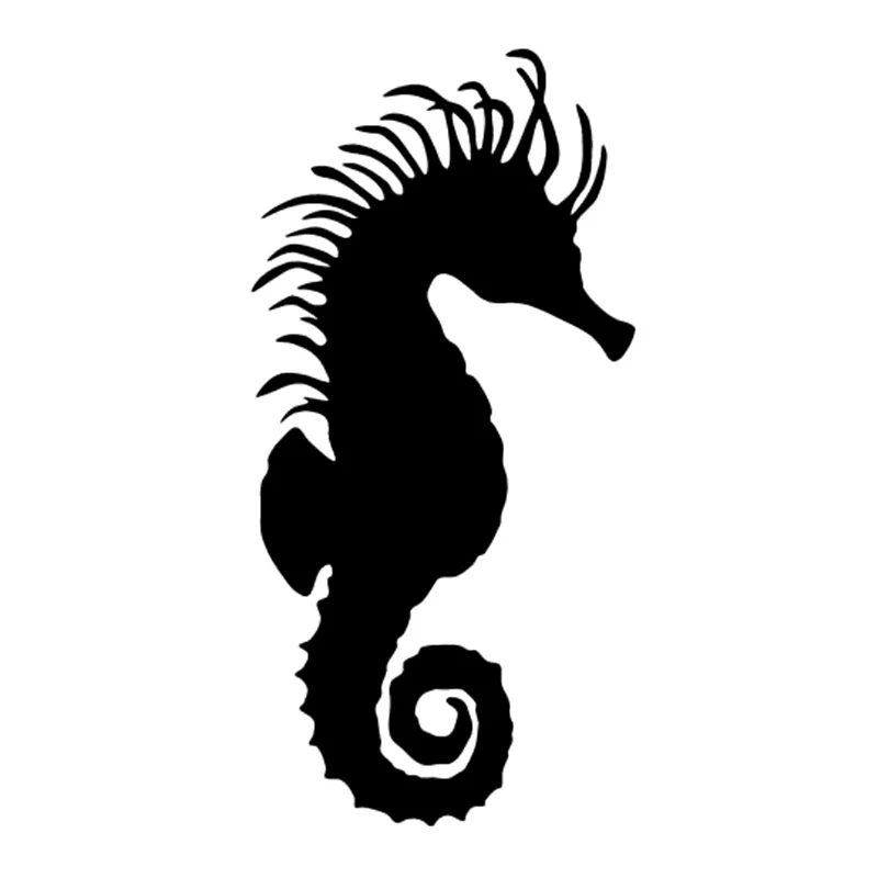 Car Sticker Seahorse Decorative Appliquet PVC Waterproof and Sun Proof Black/silver 9cm*18cm
Car Sticker Seahorse Decorative Appliquet PVC Waterproof and Sun Proof Black/silver 9cm*18cm