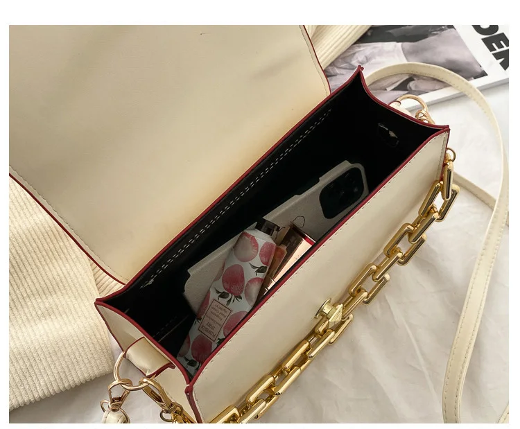 Fashion Women Leather Handbag Shoulder Bag Elegant Ladies Solid Crossbody Bags Small Handbags And Purses With Chains
Fashion Women Leather Handbag Shoulder Bag Elegant Ladies Solid Crossbody Bags Small Handbags And Purses With Chains