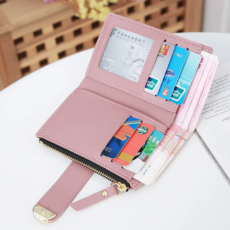 Women Wallets Small Fashion Brand Leather Purse Female Money Clip Wallet Ladies Card Bag For Clutch | Багаж и сумки