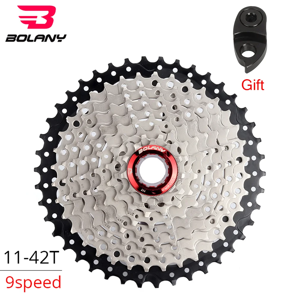 BOLANY MTB стальная кассета 9 скоростей 11-42T горный велосипед свободное колесо детали
BOLANY MTB стальная кассета 9 скоростей 11-42T горный велосипед свободное колесо детали
