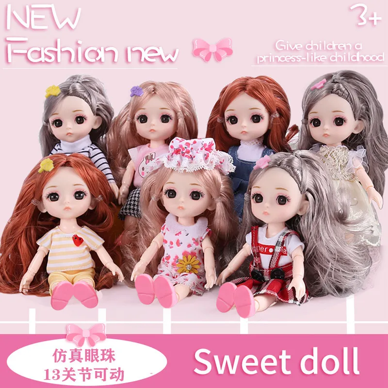 16cm Princess Doll 13 Joint Cute Little Girl Fashion Garage Kit Birthday Gift Girl Toy
16cm Princess Doll 13 Joint Cute Little Girl Fashion Garage Kit Birthday Gift Girl Toy