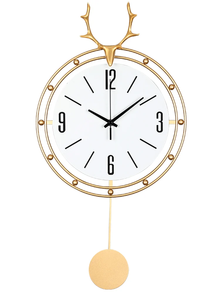 Nordic wall clock living room household creative deer head clock modern simple atmosphere net red fashion hanging wall luxury
Nordic wall clock living room household creative deer head clock modern simple atmosphere net red fashion hanging wall luxury