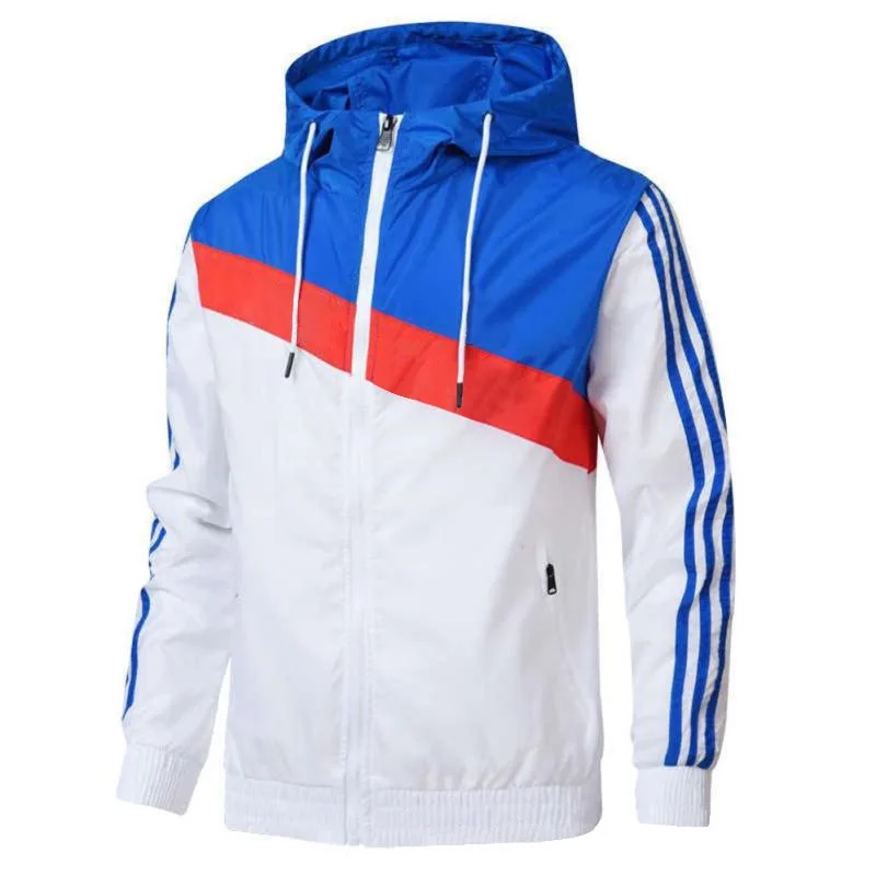 Men's and women's fashion casual windbreaker jacket splicing long-sleeved hooded zipper waterproof sports windbreaker
Men's and women's fashion casual windbreaker jacket splicing long-sleeved hooded zipper waterproof sports windbreaker