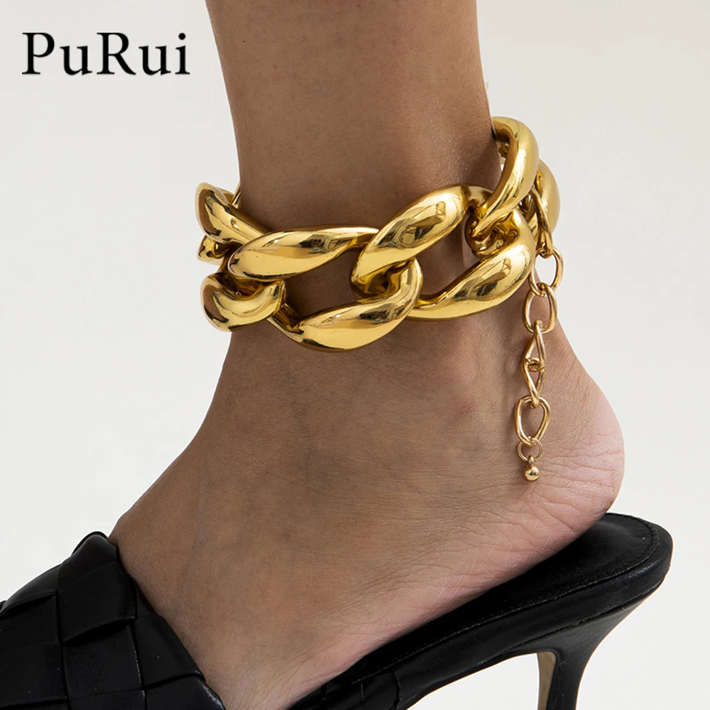 Punk Chunky Chain Anklet Cuban Link Chain Anklets for Women Sexy Thick Anklet Bracelet Leg Chain Beach Foot Jewelry Tobillera
Punk Chunky Chain Anklet Cuban Link Chain Anklets for Women Sexy Thick Anklet Bracelet Leg Chain Beach Foot Jewelry Tobillera