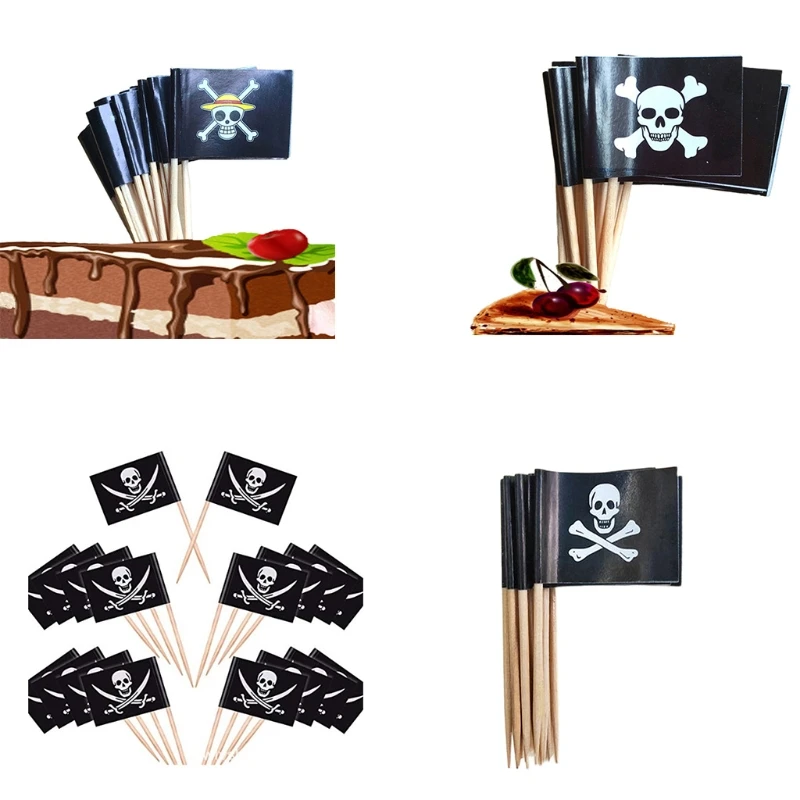 100 Pieces Kids Pleasant Portable Dark Design with Multiple Type Baby Gifts Mood Gifts Plastic Pirate Toothpick Flags
100 Pieces Kids Pleasant Portable Dark Design with Multiple Type Baby Gifts Mood Gifts Plastic Pirate Toothpick Flags