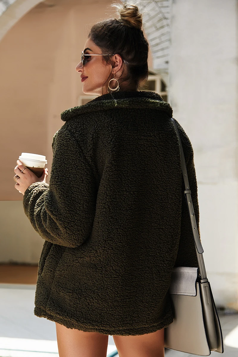 2020 Winter Spring Women Jacket Long Sleeve Casual Fashion Loose womens Cotton Fluffy Warm Outerwear Cardigan Coat
2020 Winter Spring Women Jacket Long Sleeve Casual Fashion Loose womens Cotton Fluffy Warm Outerwear Cardigan Coat