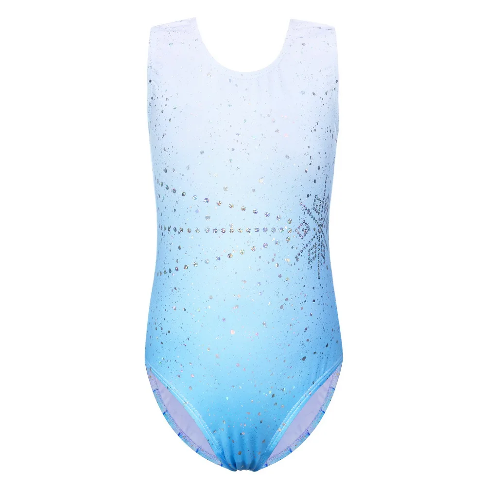 BAOHULU Girls Dance Snowflake Ballet Leotard Sleeveless Sky Blue Gymnastics Leotard Children Training Biketard Dance Costume
BAOHULU Girls Dance Snowflake Ballet Leotard Sleeveless Sky Blue Gymnastics Leotard Children Training Biketard Dance Costume