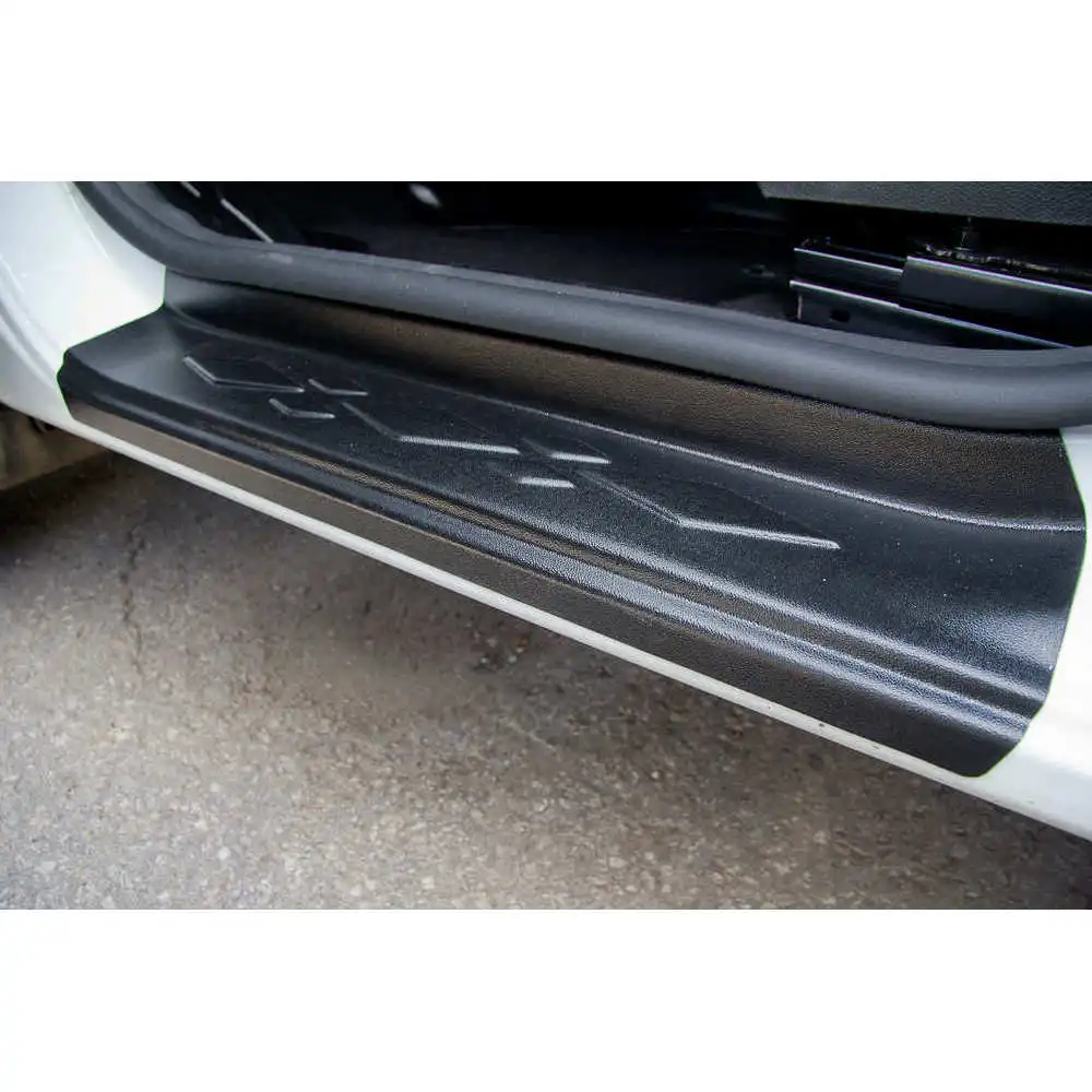 Накладки на пороги пластиковые Renault Kaptur Captur накладки ABS пластик защита внутренних
