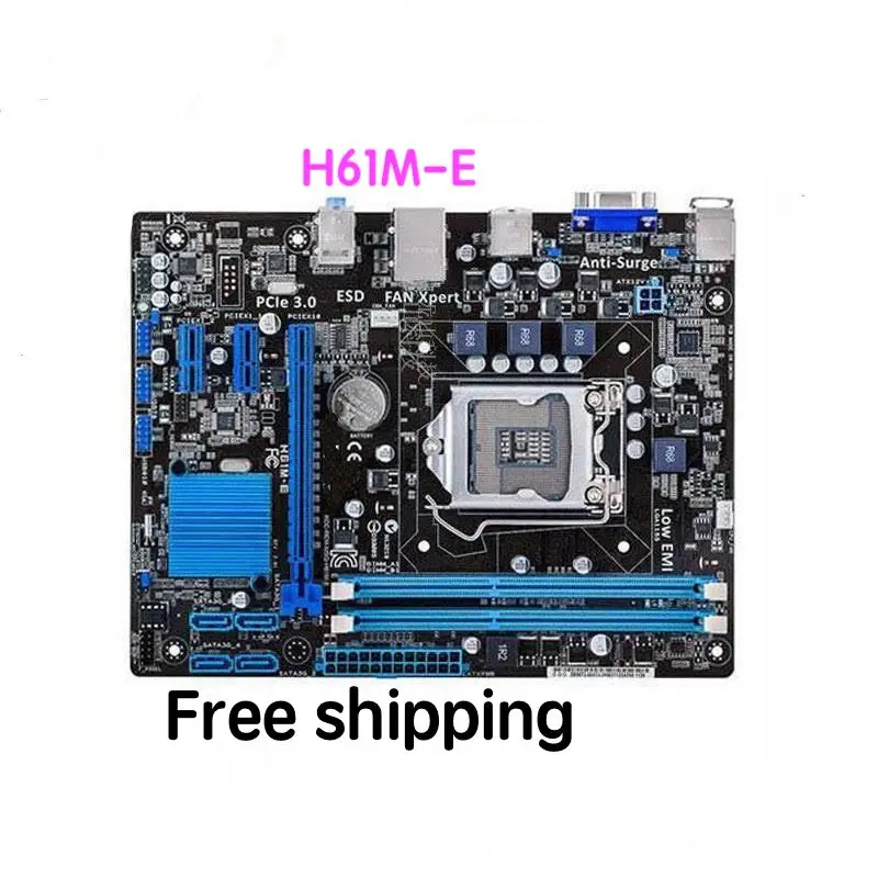Подходит для материнской платы asus H61M-E H61 LGA1155 DDR3 Материнская плата 100% тест ок доставка
Подходит для материнской платы asus H61M-E H61 LGA1155 DDR3 Материнская плата 100% тест ок доставка