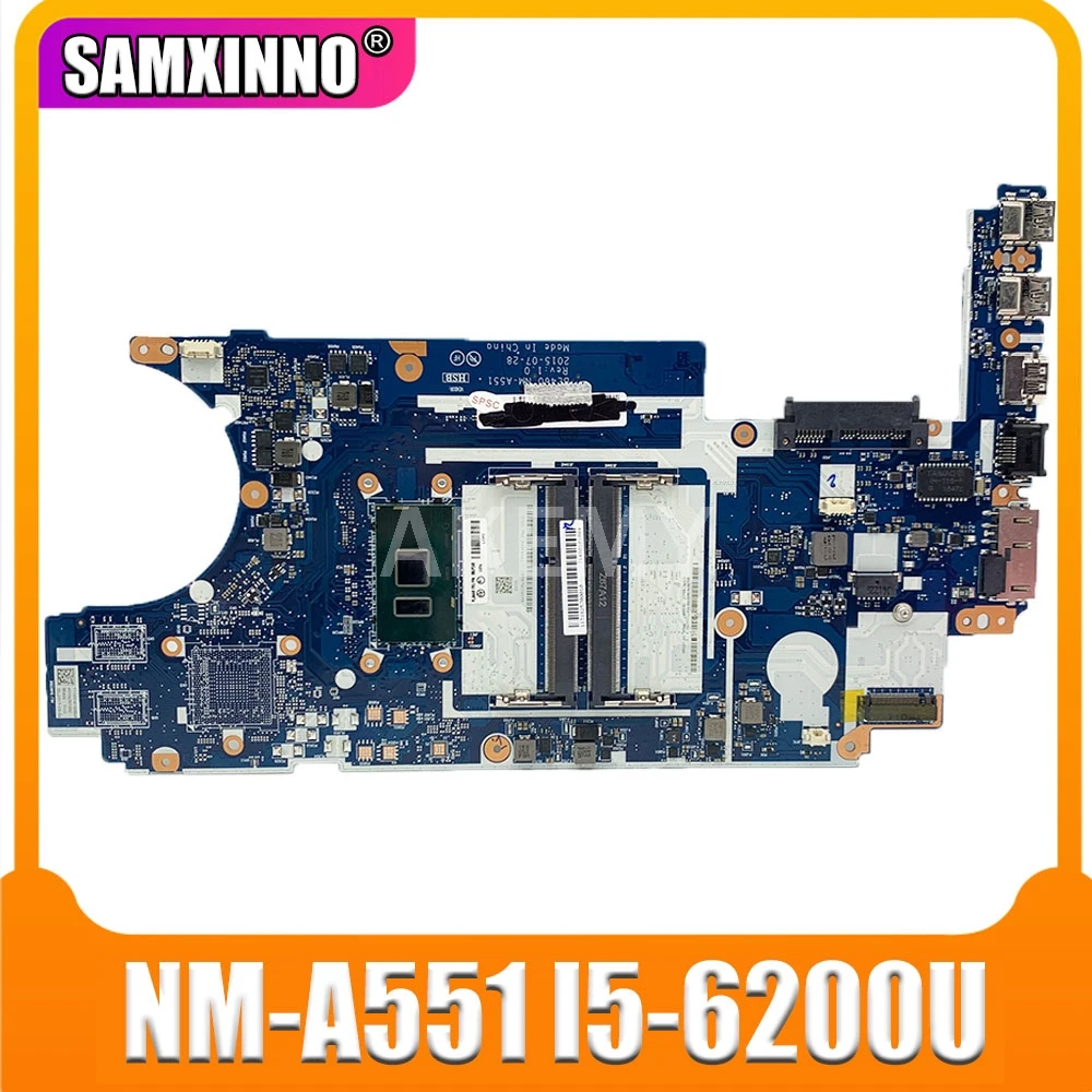 SAMXINNO For Lenovo ThinkPad E460 E460C CE460 NM-A551 Laotop Mainboard NM-A551 Motherboard with i5-6200U CPU
SAMXINNO For Lenovo ThinkPad E460 E460C CE460 NM-A551 Laotop Mainboard NM-A551 Motherboard with i5-6200U CPU
