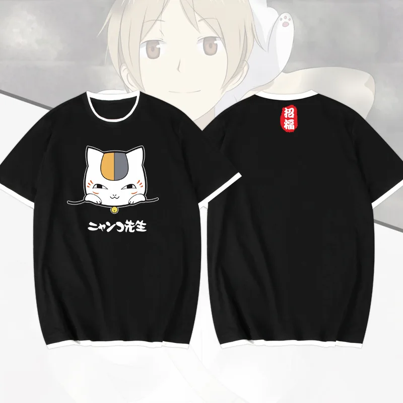 Natsume's Friend Account Short-sleeved Fake Two-piece T-shirt for Men and Women Anime Surrounding Round Neck
Natsume's Friend Account Short-sleeved Fake Two-piece T-shirt for Men and Women Anime Surrounding Round Neck