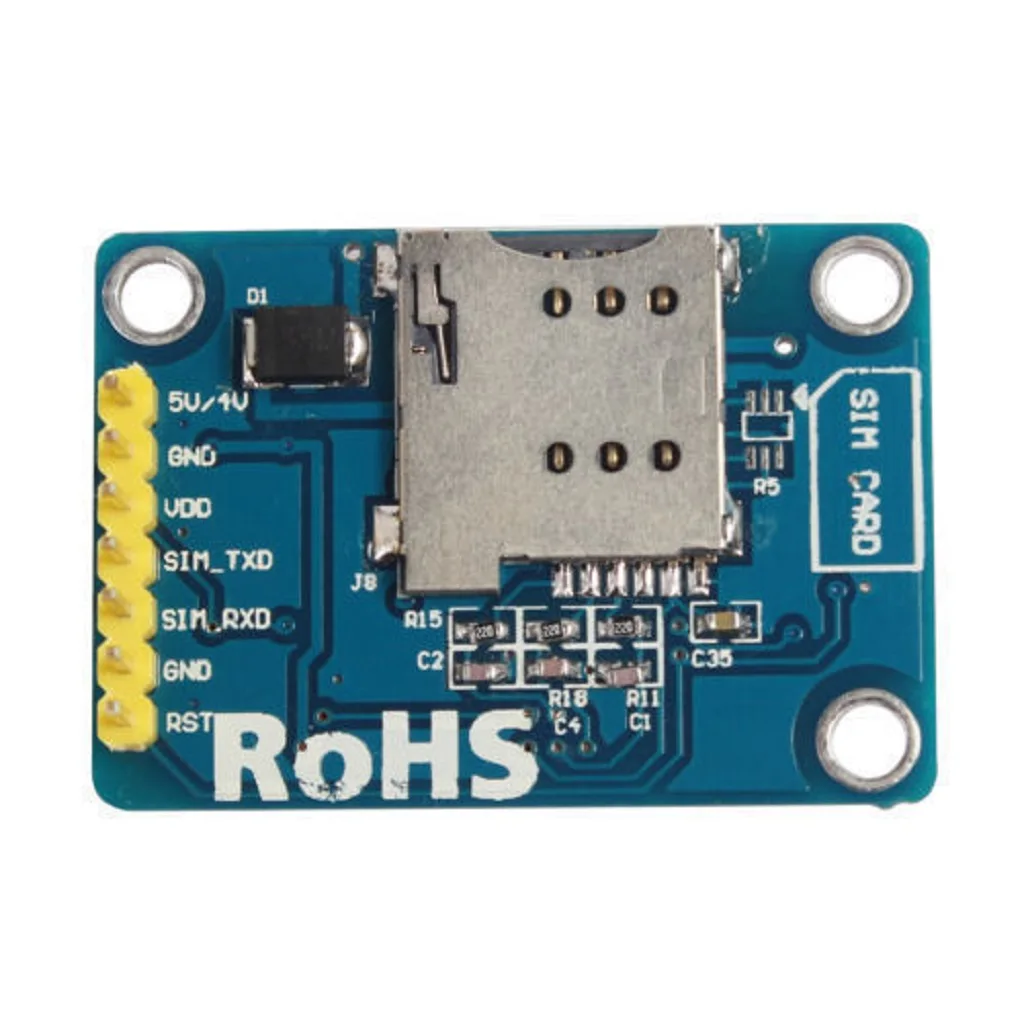 SIM800L V2.0 5V беспроводной GSM GPRS модуль Quad Band TTL W/антенна кабельный колпачок|Детали и