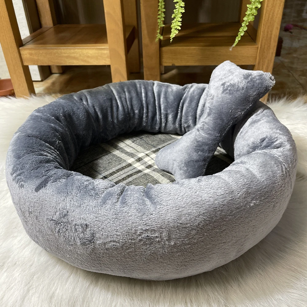 Cat Nest Pet Bed Pillow Dog Sofa Double-sided 4 Seasons Velvet Linen Round High-Elastic Sponge Bottom High-End Best-selling
Cat Nest Pet Bed Pillow Dog Sofa Double-sided 4 Seasons Velvet Linen Round High-Elastic Sponge Bottom High-End Best-selling