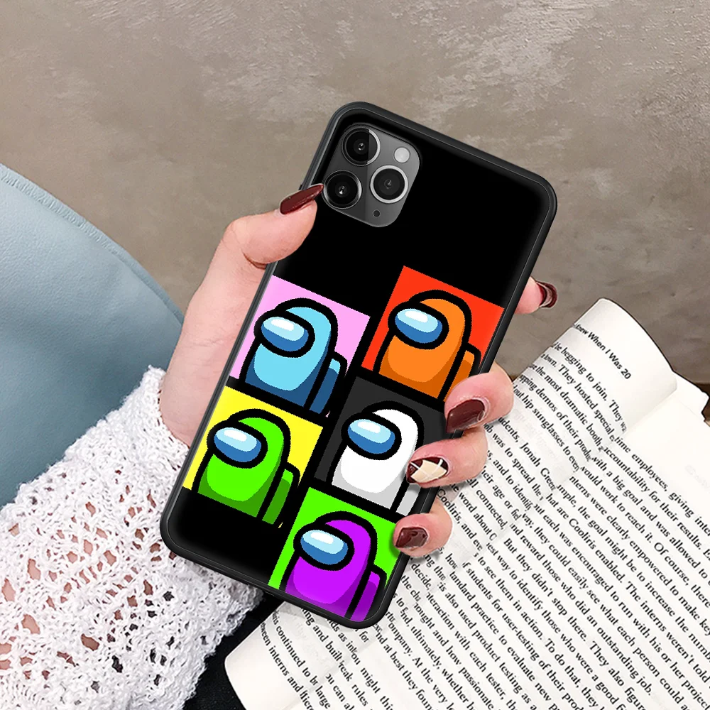 Cute stars among us Phone Case For IPhone 5 5S SE 5C 6 6S 7 8 Plus X XS XR 11 12 Mini Pro Max 2020 black Cell Luxury Funda
Cute stars among us Phone Case For IPhone 5 5S SE 5C 6 6S 7 8 Plus X XS XR 11 12 Mini Pro Max 2020 black Cell Luxury Funda