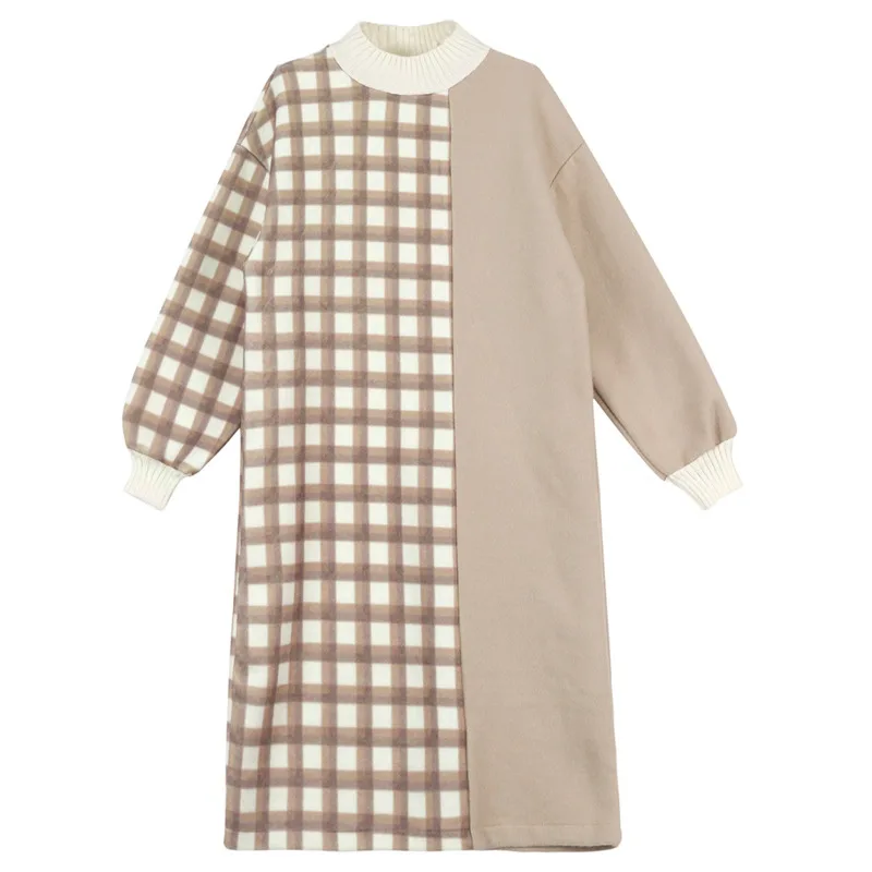 Dress Women Autumn And Winter 2020 New Elegant Waist Slimming Thickened Artifical Woolen Skirt Fashionable Spliced Sweater Skirt
Dress Women Autumn And Winter 2020 New Elegant Waist Slimming Thickened Artifical Woolen Skirt Fashionable Spliced Sweater Skirt