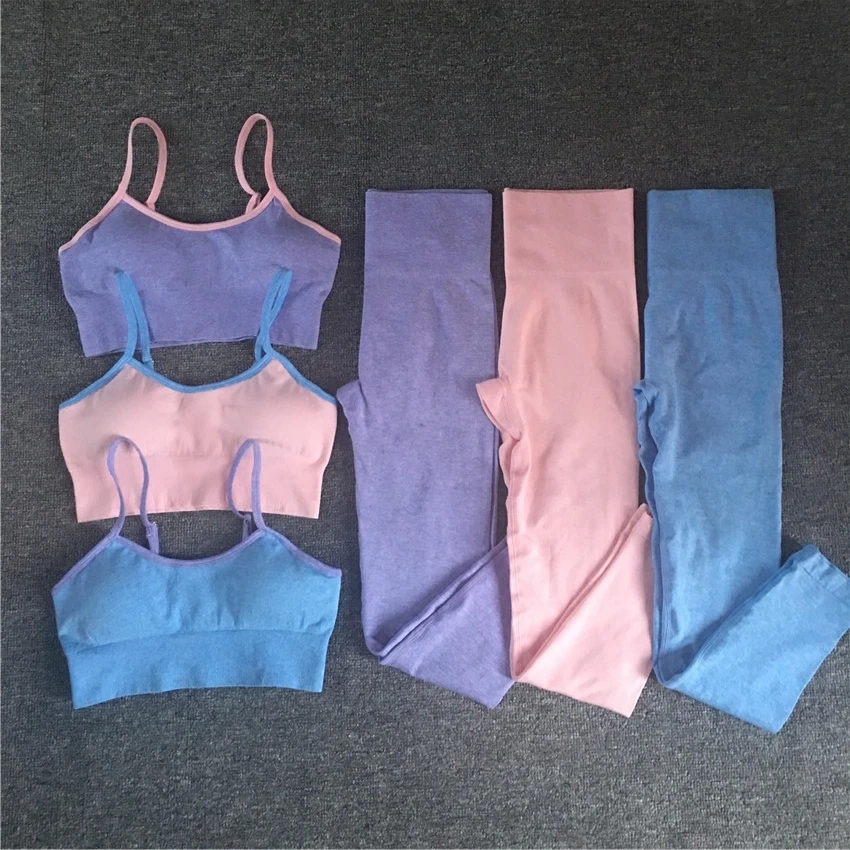 Sportswear Seamless Yoga Set Solid Women Gym Clothes Adjustable Bra Crop Top Hips Lifting Leggings Tracksuit Workout Fitness Set
Sportswear Seamless Yoga Set Solid Women Gym Clothes Adjustable Bra Crop Top Hips Lifting Leggings Tracksuit Workout Fitness Set