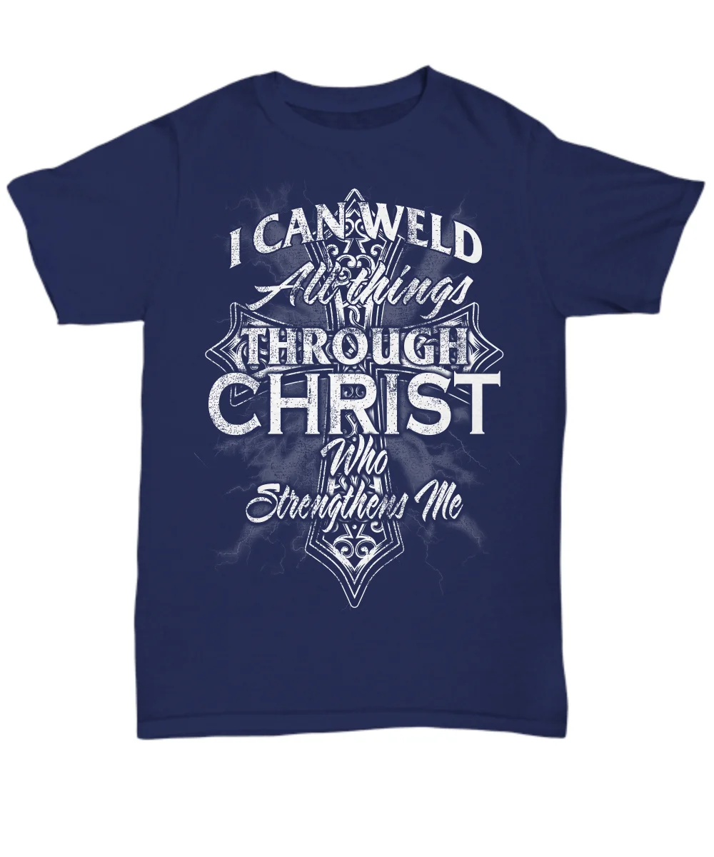 Christian Welder T-Shirt Weld Through Christ God Strengthen Me Summer Cotton Short Sleeve O-Neck Men's T Shirt New S-3XL
Christian Welder T-Shirt Weld Through Christ God Strengthen Me Summer Cotton Short Sleeve O-Neck Men's T Shirt New S-3XL