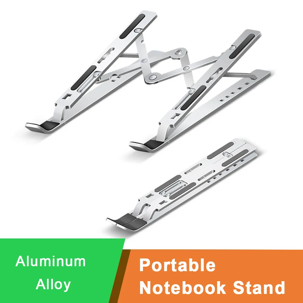 Portable Laptop Stand Aluminum Alloy Regulation Computer Support Cooling Riser Foldable Holder for 10 to 15.6 inch Notebook
Portable Laptop Stand Aluminum Alloy Regulation Computer Support Cooling Riser Foldable Holder for 10 to 15.6 inch Notebook