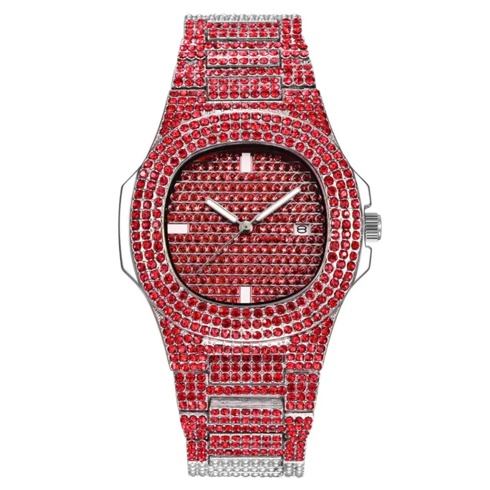 Unisex Fashion Iced Out Watch Diamond Steel Hip Hop Mens Watches Top Brand Luxury Gold Clock reloj mujer relogio feminino Gifts
Unisex Fashion Iced Out Watch Diamond Steel Hip Hop Mens Watches Top Brand Luxury Gold Clock reloj mujer relogio feminino Gifts