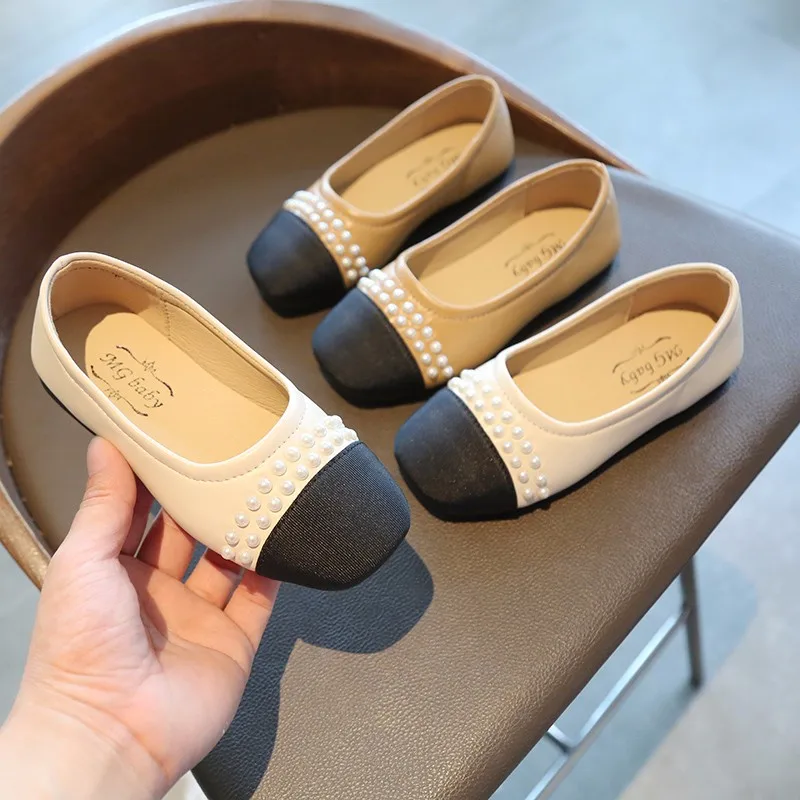 2021 New Girls Shoes Patchwork Slip on Shoes For Kids Flats Pearls Boat Shoes Big Girls String Bead Princess Shoes Black Toe
2021 New Girls Shoes Patchwork Slip on Shoes For Kids Flats Pearls Boat Shoes Big Girls String Bead Princess Shoes Black Toe