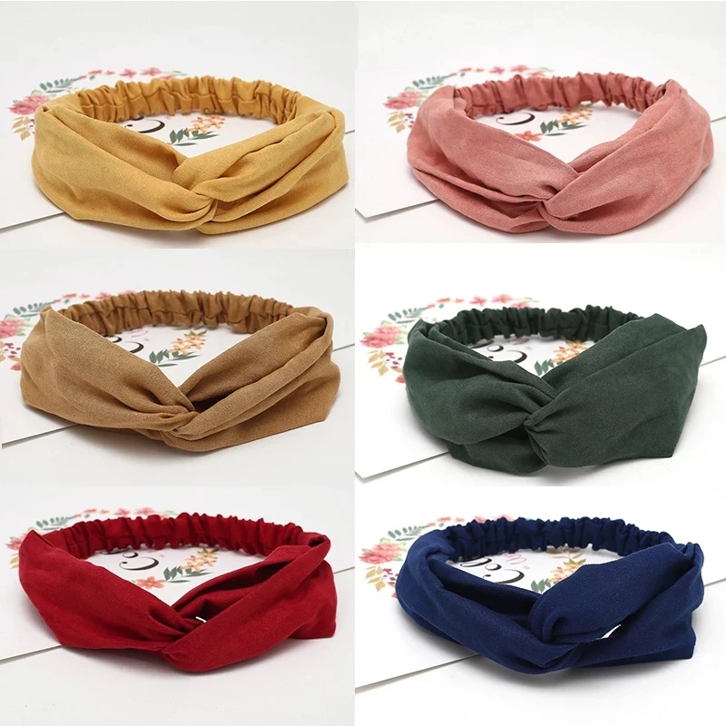 Women's Summer Headband Vintage Cross Knot Turban Elastic Hair Bands Soft Solid Women Girls Hairband Headwear Hair Accessories
Women's Summer Headband Vintage Cross Knot Turban Elastic Hair Bands Soft Solid Women Girls Hairband Headwear Hair Accessories