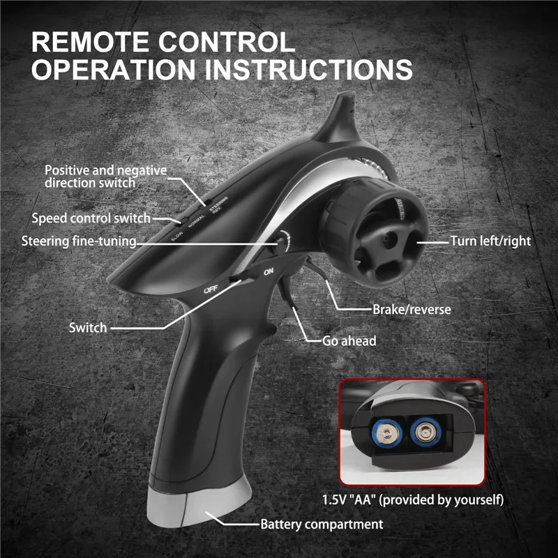 2188A RC Car 2.4G 1:18 4WD Off Road Remote Control Vehicle 60KM/H High Speed Drift Cars Model Electronic Racing Car Toys for Kid
2188A RC Car 2.4G 1:18 4WD Off Road Remote Control Vehicle 60KM/H High Speed Drift Cars Model Electronic Racing Car Toys for Kid