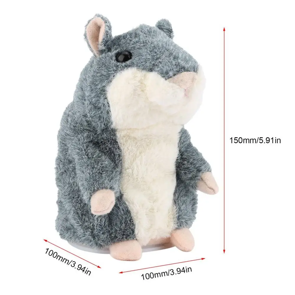 OCDAY Electronic Talking Hamster Children Plush Toys Best Early Educational Toy Xmas Gift Speaking Sound Stuffed Electric Pets
OCDAY Electronic Talking Hamster Children Plush Toys Best Early Educational Toy Xmas Gift Speaking Sound Stuffed Electric Pets