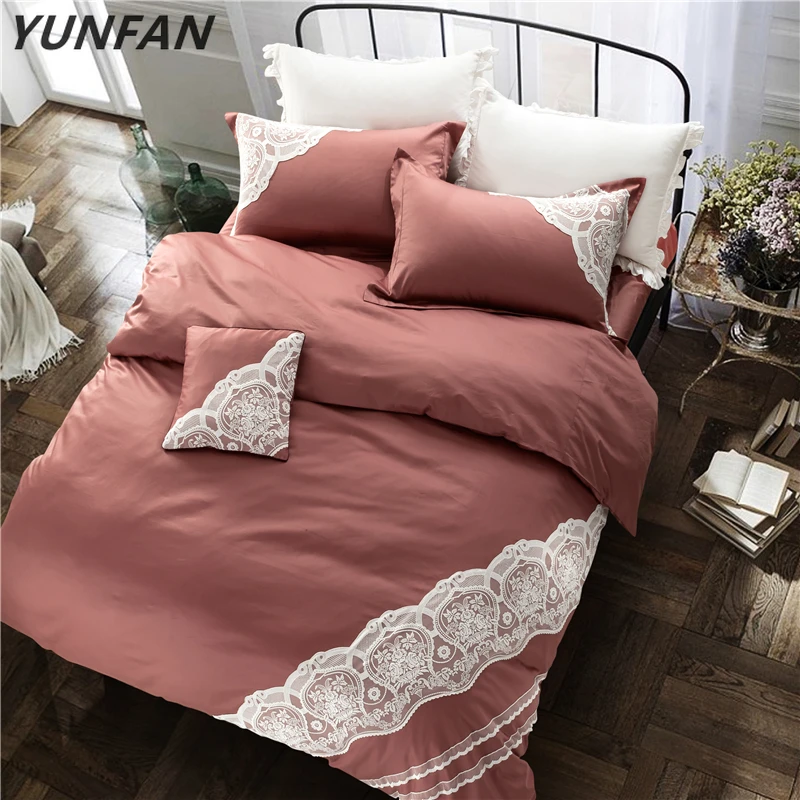 Luxury embroidered bedding set European style lace ruffle duvet cover wrinkle bed sheet coffee bedspread 100%cotton queen king
Luxury embroidered bedding set European style lace ruffle duvet cover wrinkle bed sheet coffee bedspread 100%cotton queen king