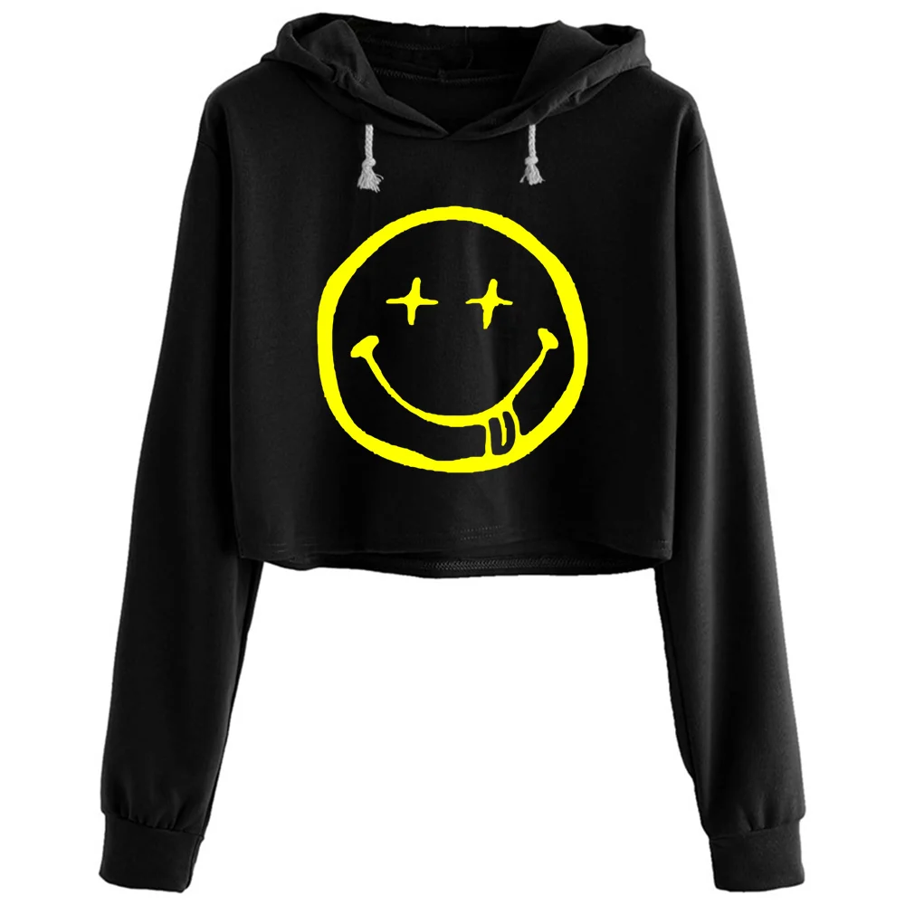 Женский укороченный пуловер с капюшоном, в стиле Харадзюку
Женский укороченный пуловер с капюшоном, в стиле Харадзюку