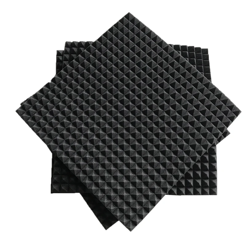Acoustic Foam Panels,SoundProof Padding Foam Panels,50X50X3cm Studio Foam Pyramid Sound Treatment Wall Panels-6Pack
Acoustic Foam Panels,SoundProof Padding Foam Panels,50X50X3cm Studio Foam Pyramid Sound Treatment Wall Panels-6Pack