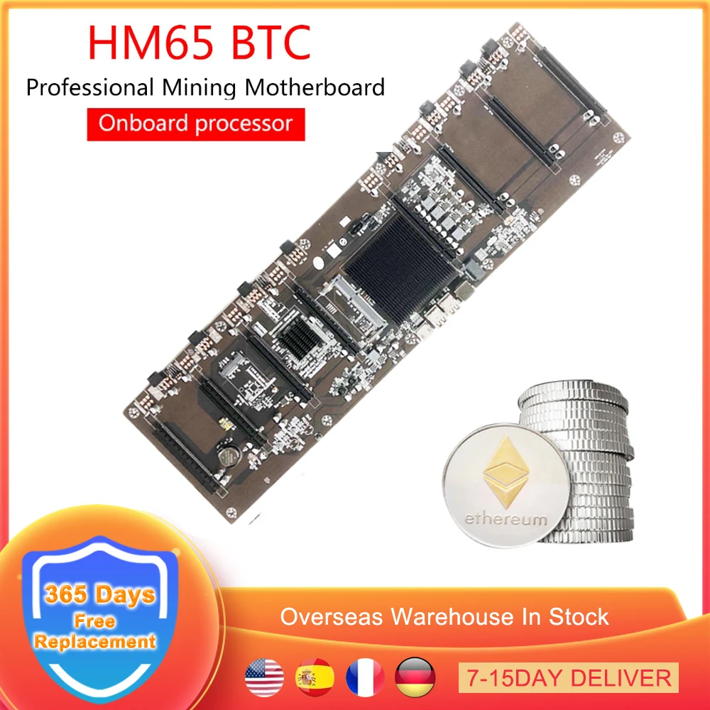 Материнская плата HM65 для майнинга, встроенный процессор HM65 + 847, 8 Pci Express 16X GPU, графическая карта, слот памяти DDR3 для биткоинов BTC
Материнская плата HM65 для майнинга, встроенный процессор HM65 + 847, 8 Pci Express 16X GPU, графическая карта, слот памяти DDR3 для биткоинов BTC