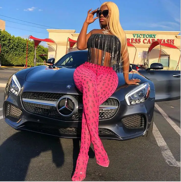 US women Fashion Long Pants Dollars Print Skinny Elastic Waist Stocking Pants
US women Fashion Long Pants Dollars Print Skinny Elastic Waist Stocking Pants